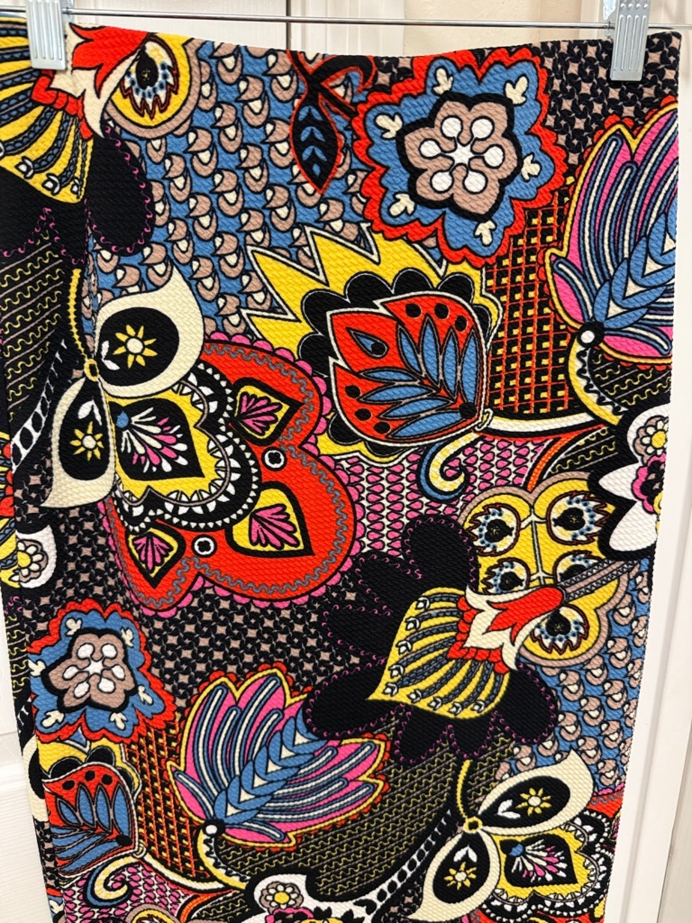 Eci Multicolor Floral Print Pencil Skirt - Picture 2 of 4